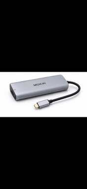 MOKiN MOUC0304 USB-C Multiport Hub Adapter with Dual HDMI, DP, and Card Readers